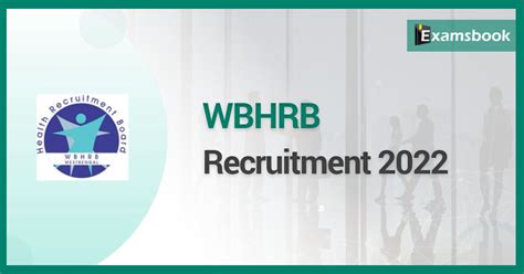 hr.wbhealth|wbhrb recruitment 2022.